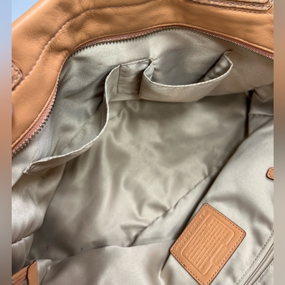 Coach Penelope Carryall Tote Purse Butterscotch F16530 - Picture 10 of 15